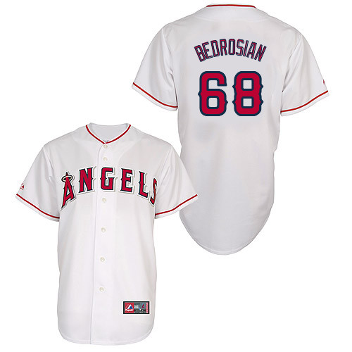 Cam Bedrosian #68 Youth Baseball Jersey-Los Angeles Angels of Anaheim Authentic Home White Cool Base MLB Jersey